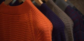 Mens sweaters and fabrics