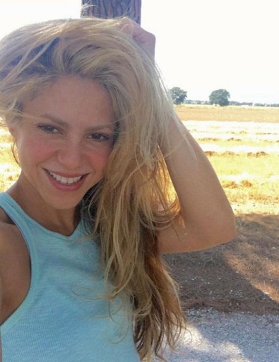 Shakira without makeup